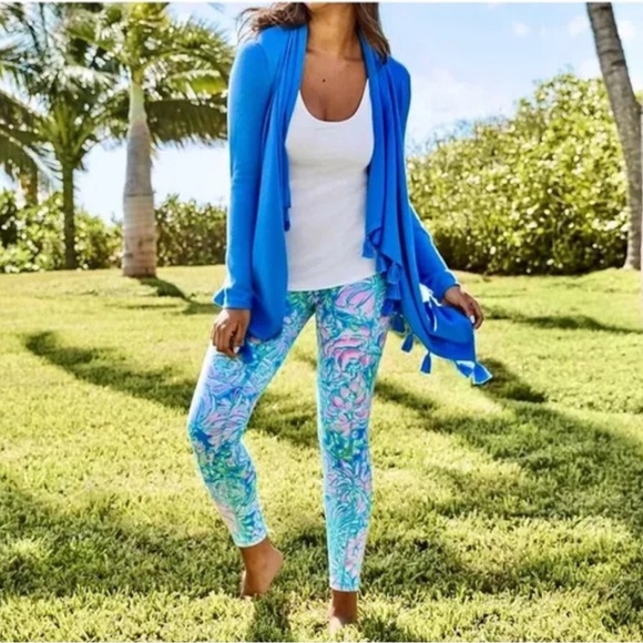 Lilly Pulitzer Pants - LILLY PULITZER Luxletic Leggings In Full Bloom Athletic 26" Weekender High Rise